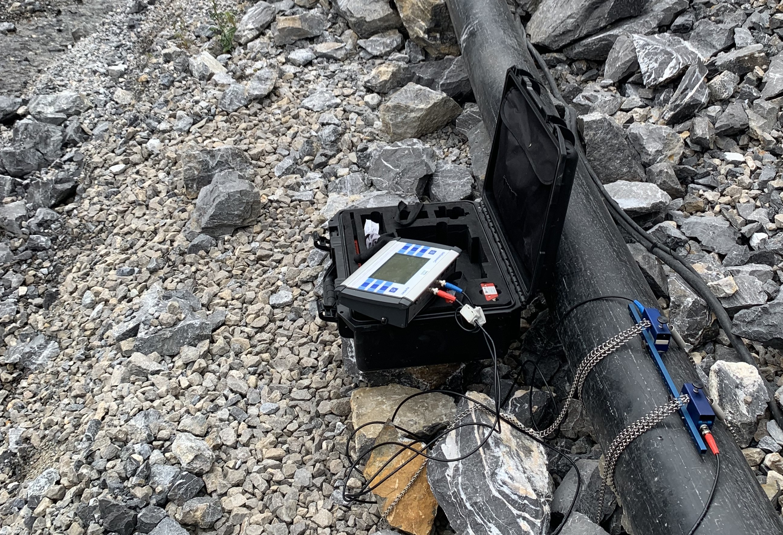 Lecture débitmètre ultrasons